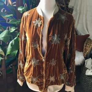 Zara Velvet Star Jacket